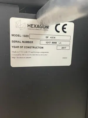 2017 HEXAGON 4.5.4 SF Coordinate Measuring Machines | Machnet (4)