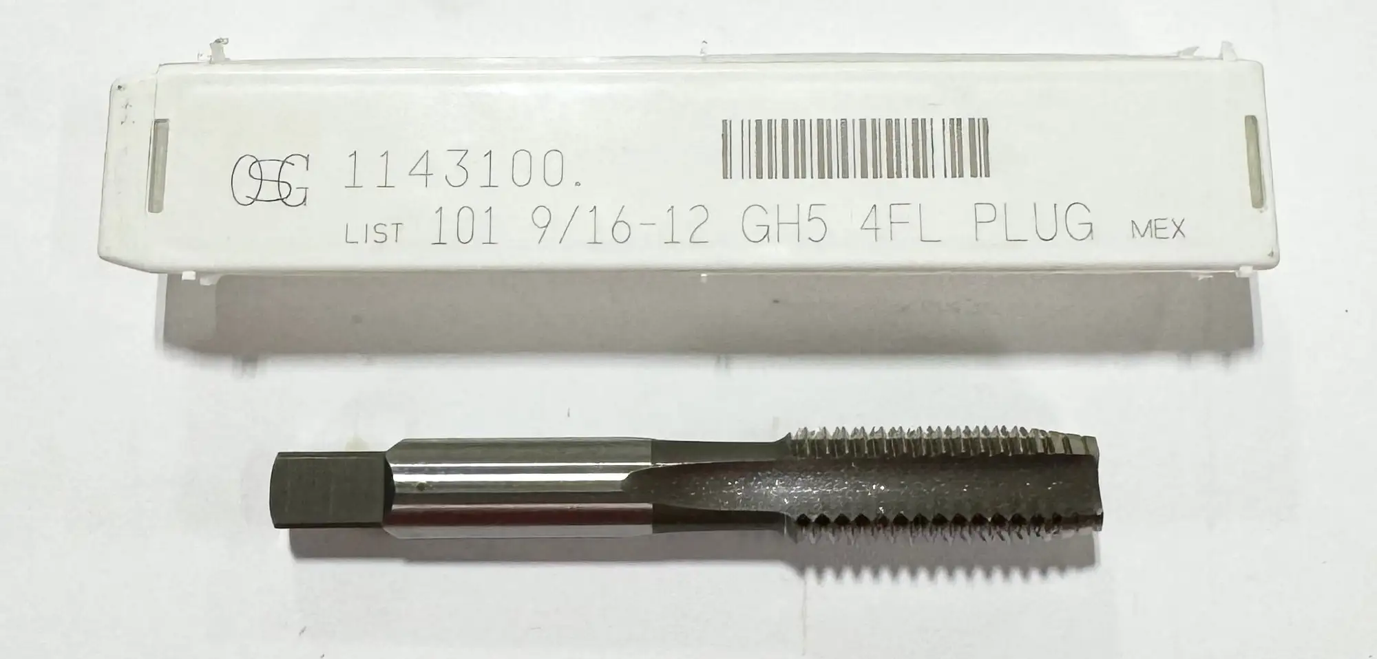 OSG 9/16"-12 HSS Hand Tap GH5 4 Flute Plug Tap