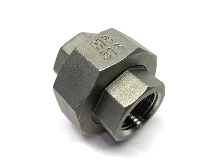 Used UNBRANDED 1/2" T-316 STAINLESS STEEL UNION FITTING CLASS 150 Valves/Fittings | Maverick Industrial Sales #1099412