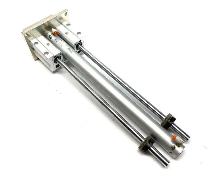Used SMC GUIDED CYLINDER Pneumatic Cylinders | Maverick Industrial Sales #1115210