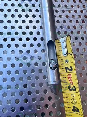 Stainless Steel  Pointed-Plunger Lance Sampler Probe w/ 63" Rod