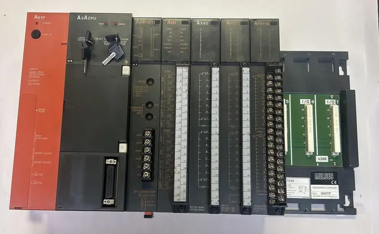 Used MITSUBISHI ELECTRIC A2ACPU PLC Chassis Ohio US | Surplus Asset Holdings #1246128