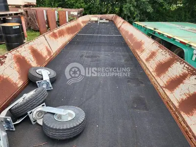 Used HYTROL TWO ROUGH TOP RUBBER BELT CONVEYORS Conveyors Texas US | US Recycling Equipment #1295653