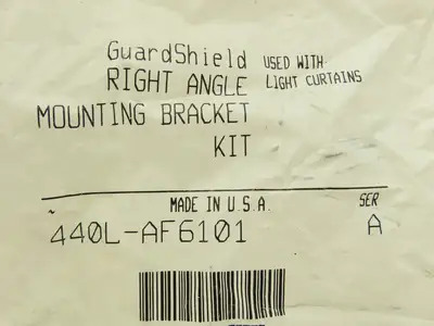 Allen Bradley 440L-AF6101 Light Curtain L Shaped Mounting Bracket  Set of 4