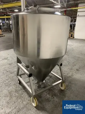 USED L.B. Bohle 1,400 Liter LB Bohle Bin, S/S