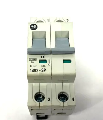 USED ALLEN-BRADLEY SER. C CIRCUIT BREAKER 2-POLE 30A