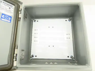 Wiegmann N412121206C Electrical Enclosure 12x12x6" Hinged Door Nema 3R