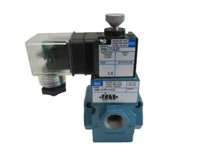 NEW MAC VALVES INC 55B-12-PI-114JC SOLENOID VALVE 55B12PI114JC