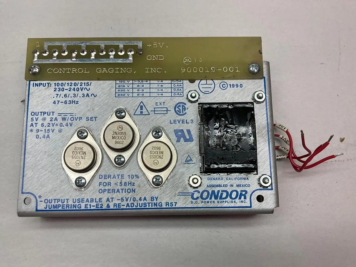 Used CONDOR 027-21354 Miscellaneous Equipment (Electrical & Power) | Surplus Asset Holdings #1202797
