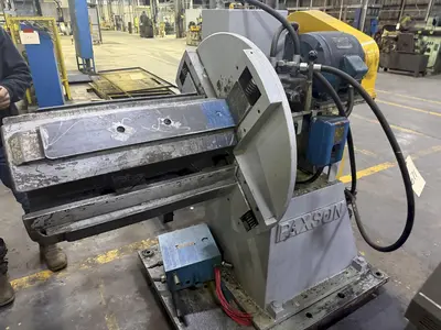 4,000 LB X 26" PAXSON MOTORIZED COIL REEL UNCOILER: YOBRO #25224