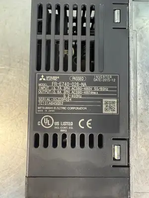 Mitsubishi FR-E740-026-NA 3 Ph AC380-480V (3.6.2)
