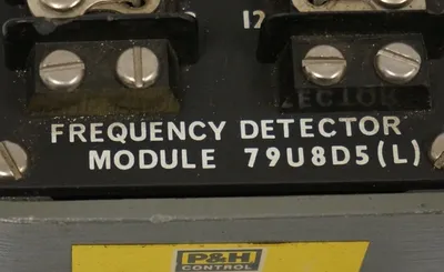 USED P & H HARNISCHFEGER 79U8D5 FREQUENCY DETECTOR