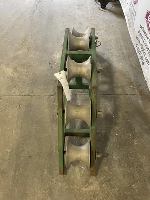 Greenlee 48″ Radius Right Angle Conveyor Sheave w/ 5” x 6” Wheels