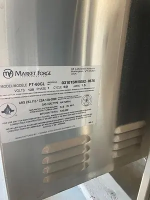 NEW MARKET FORGE FT-60GL