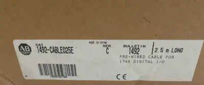 ALLEN BRADLEY 1492-CABLE025E PRE WIRED CABLE 1492CABLE025E SER. C NEW,SURPLUS