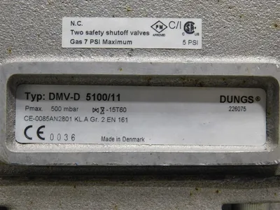 DUNGS DMV-D 5100/11 Dual Modular Safety Shutoff Valves Damaged Used