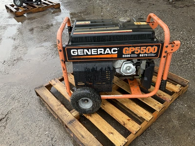 Used GENERAC GP5500 GENERATOR Portable Generators Michigan US | Miedema Asset Management Group #1304518