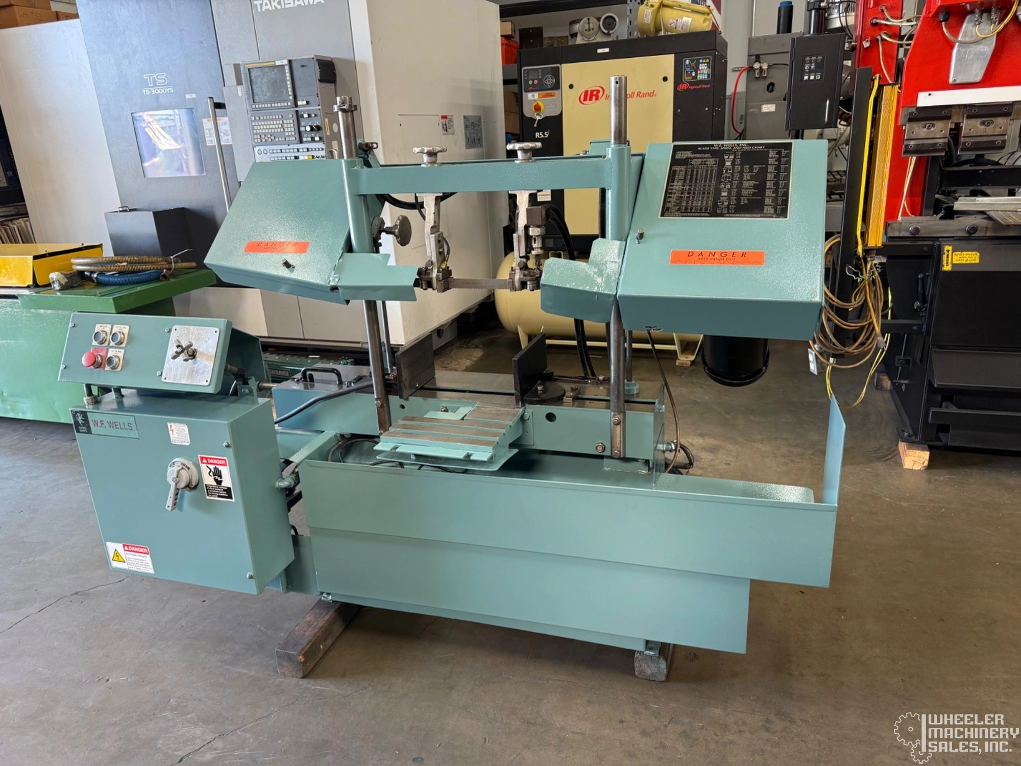 W.F. Wells W-9-1 Horizontal Band Saw #7632 #1