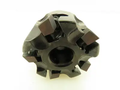 Antech Tool SMC2505-13983 Indexable Face Mill 6-Insert Cutter 2.5" OD RH 1" Bore