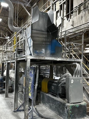 8" Sterling Extruder, 32:1 L/D, 500 HP AC Motor With New Drive In 2021