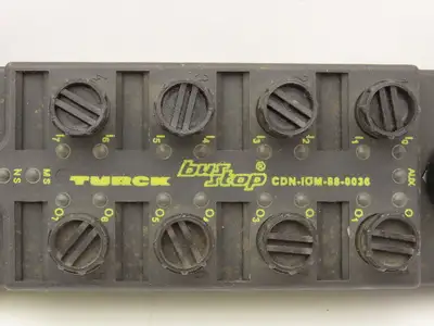 Turck CDN-IOM-88-0036 Bus Stop Device Net 8 In/8 Out Station 11-26VDC Input