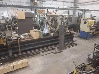 American Engine lathe, 40" x 300", 22" SOCS, 40 HP, 750 RPM, ID17808