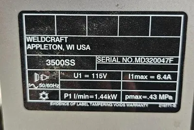 USED 2011 MILLER SYNCROWAVE 350LX