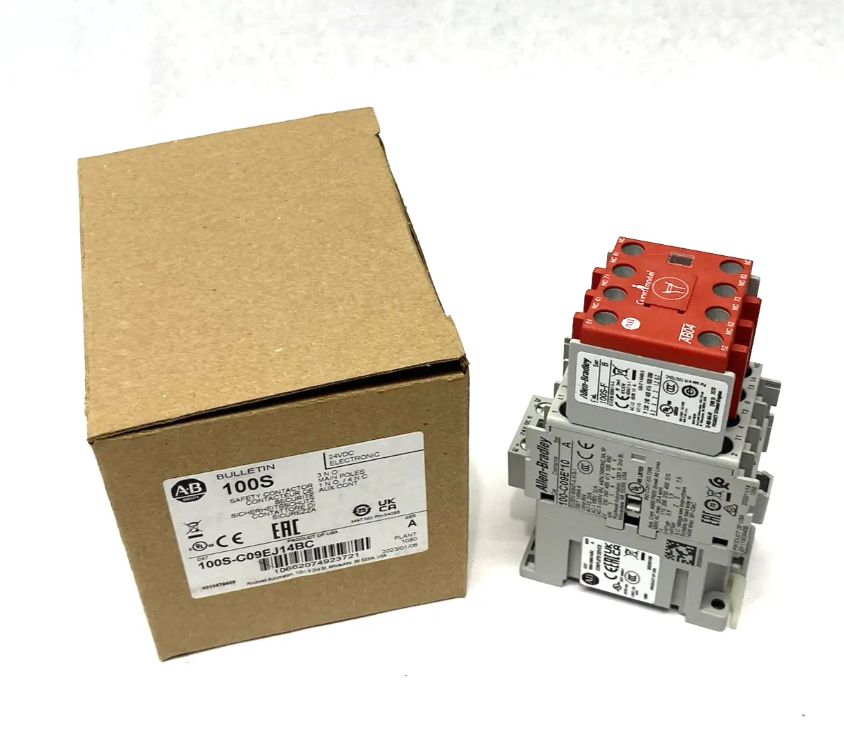 USED ALLEN BRADLEY SER. A GUARDMASTER SAFETY CONTACTOR 3 NO MAIN