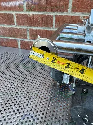 USED 5 ITT PURE FLO ADVANTAGE STAINLESS STEEL DIAPHRAGM VALVE W/ 1" SANITARY FITTING