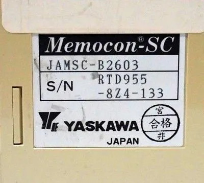 USED YASKAWA JAMSC-B2603 INPUT MODULE 24VDC JAMSCB2603