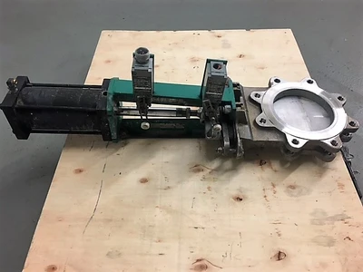 Rovalve 6"-150 Knife Gate Valve Air Operated