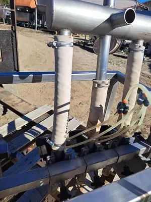 Filler, Stainless Steel, 3-Head, Liquid Juice, 100 Pounds #C745399