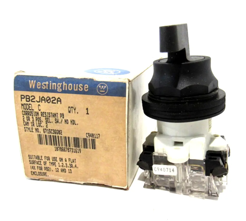 NEW WESTINGHOUSE PB2JA02A SELECTOR SWITCH