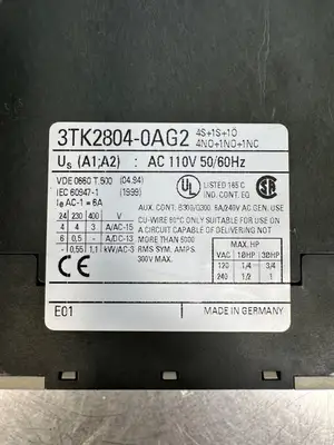 USED Siemens SIEMENS 3TK2804-0AG2
