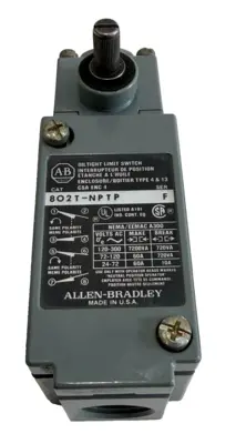 ALLEN BRADLEY 802T-NPTP LIMIT SWITCH SER. F 802TNPTP NEW, SURPLUS