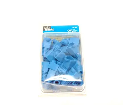 85-380 | IDEAL  Strain Relief Boot For Modular Plugs RJ45 CAT 5e 25 PACK - New