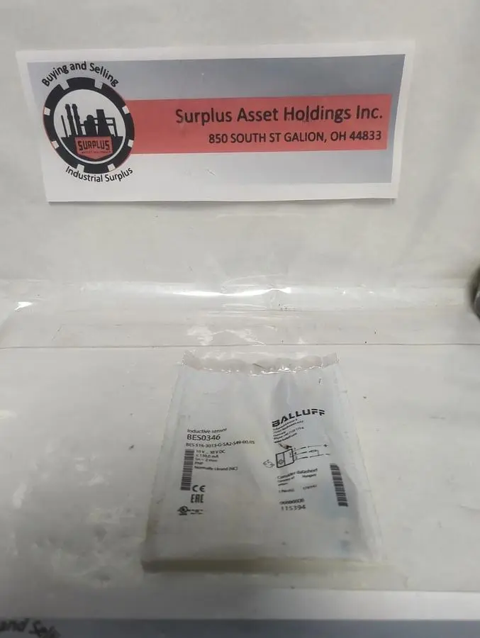 New | in-Stock BALLUFF BES0346 Sensors | Surplus Asset Holdings #1206468