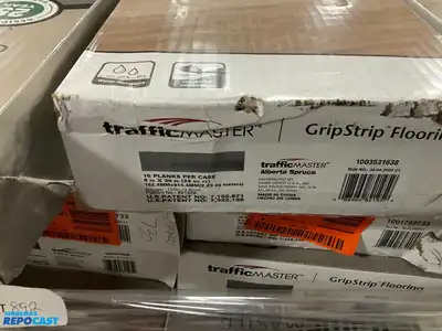 Pallet of Mixed Traffic Master Grip Strip Flooring