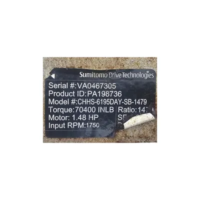 USED SUMITOMO MACHINERY CORP. OF AMERICA PA198736