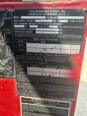 Used 2020 TAYLOR X360M Internal Combustion Forklifts: Pneumatic Tire Texas US | 4K Lift Co #1503952