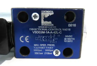 NEW CONTINENTAL HYDRAULICS VSD03M-1A-A-42L-C CONTROL VALVE VSD03M1AA42LC