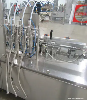 Used CAPMATIC VERIFILL Liquid & Paste Complete Packaging Lines Illinois US | Aaron Equipment #1130451