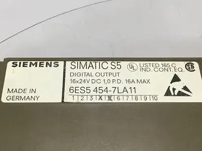 USED SIEMENS 6ES5 454-7LA11