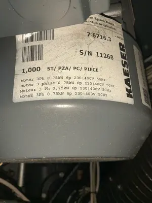 Used 2011 KAESER BSD 50 Rotary Screw & Sliding Vane Air Compressors Ohio US | HGR 24 #1704950