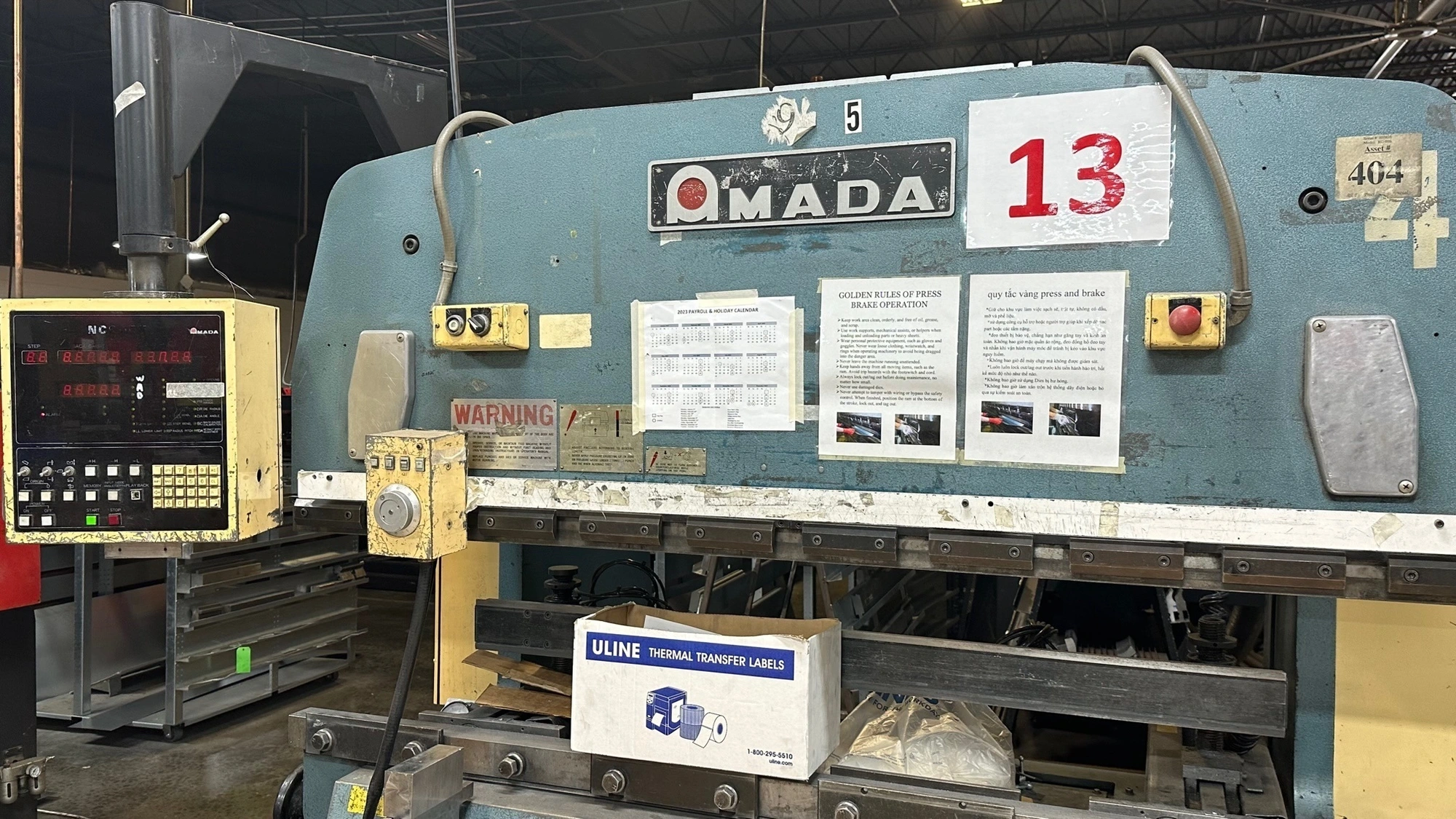 USED AMADA RG-80S