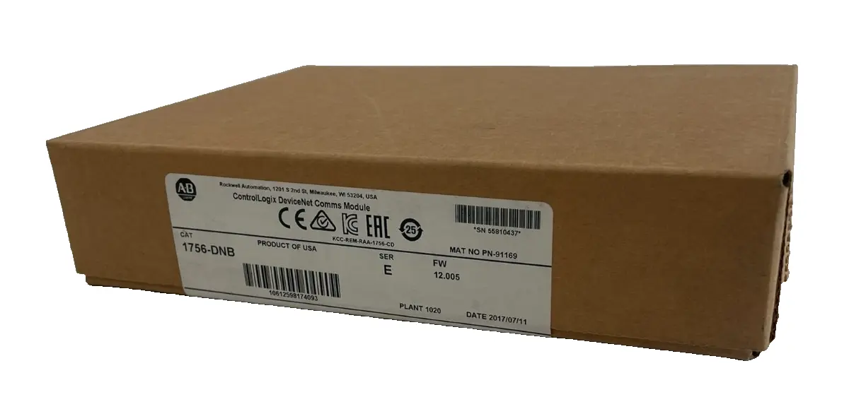 SEALED ALLEN BRADLEY 1756-DNB COMMUNICATION MODULE SER.E 1756DNB NEW, SURPLUS