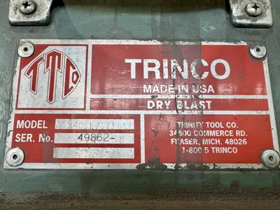 Used TRINCO 404X40SE DELUXE Blast Room (Manual Booth) Ohio US | G-2000, Inc. #1284328