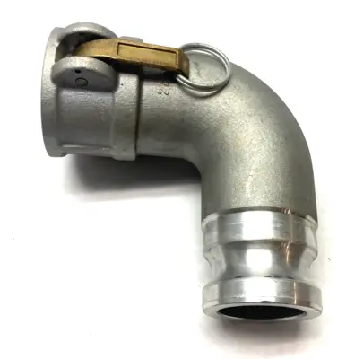 2A-C90 | Aluminum Cam and Groove Hose Fittng 90-Degree 2" - Used