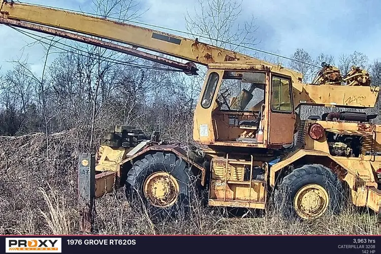 Used 1976 GROVE RT620S Rough Terrain Cranes Indiana US | Proxy Equipment #1377890