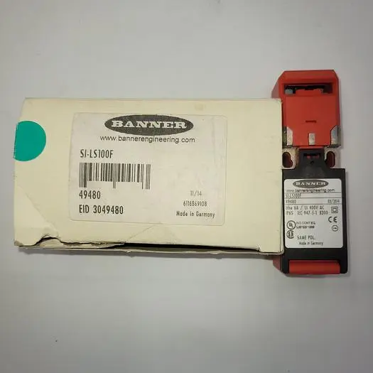 New | in-Stock BANNER SI-LS100F BANNER ENGINEERING - SAFETY INTERLOCK SWITCH IN BOX Switch Parts | ND Industrial Surplus #1218206